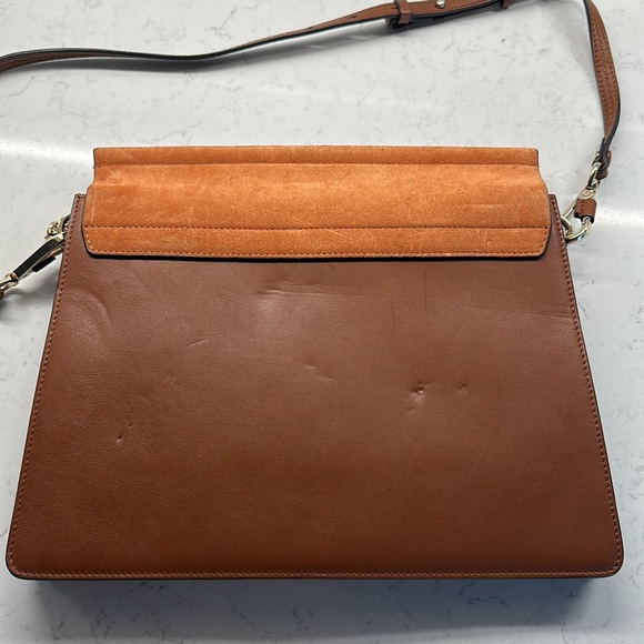 CHLOE
Suede Calfskin Medium Faye Shoulder Bag Tobacco - Picture 5 of 12